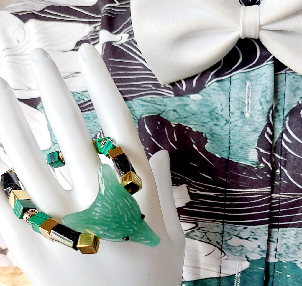 L’AVENTURE C EST L’AVENTURINE!L 21 CM. livraison gratuite