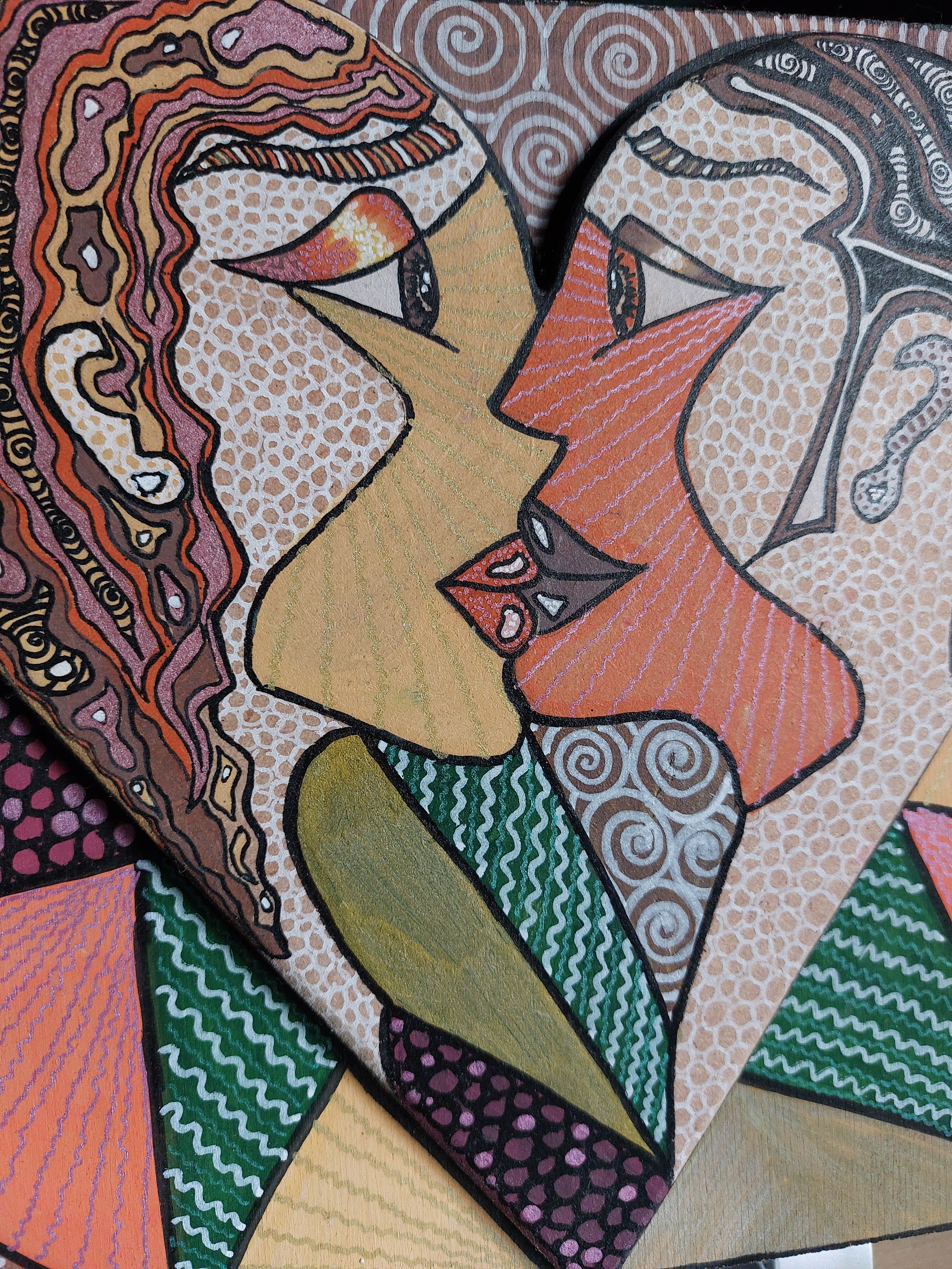 Tableau "L’amour est en relief"                                             LIVRAISON GRATUITE.